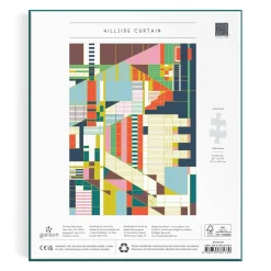 Galison Frank Lloyd Wright Hillside Curtain 1500 Piece Foil Puzzle