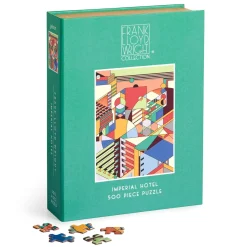 Galison Frank Lloyd Wright Imperial Hotel 500 Piece Book Puzzle