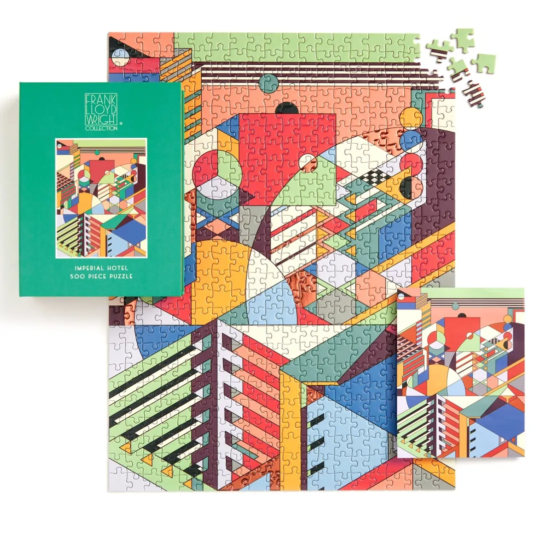 Galison Frank Lloyd Wright Imperial Hotel 500 Piece Book Puzzle