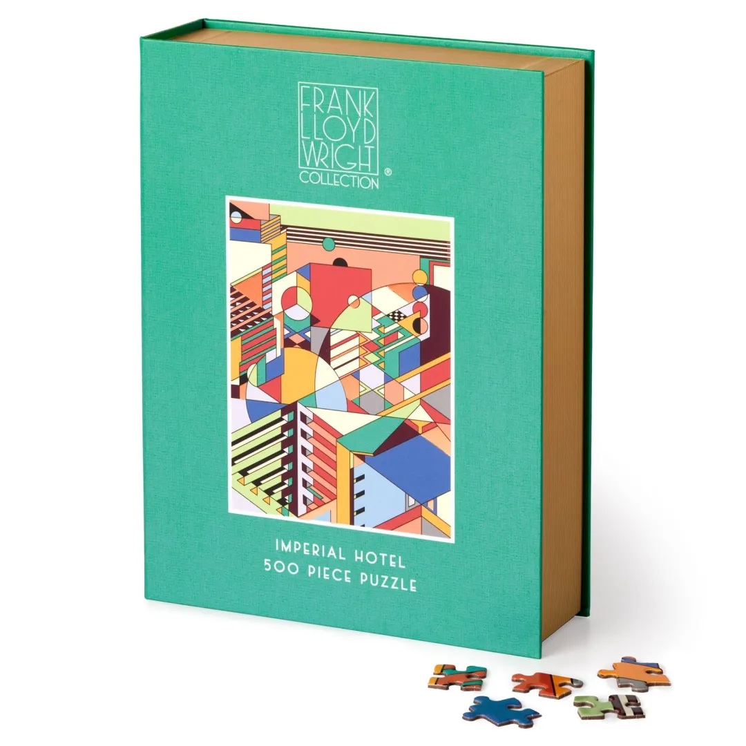 Galison Frank Lloyd Wright Imperial Hotel 500 Piece Book Puzzle