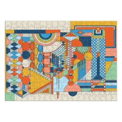 Galison Frank Lloyd Wright Imperial Hotel Stone Wall Mural 250 Piece Wood Puzzle