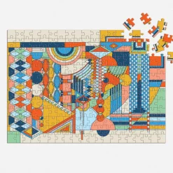 Galison Frank Lloyd Wright Imperial Hotel Stone Wall Mural 250 Piece Wood Puzzle