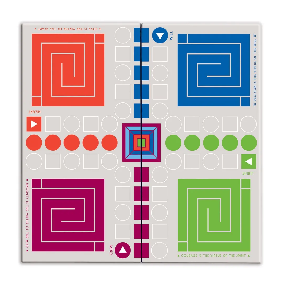 Galison Frank Lloyd Wright 2-In-1 Game Set
