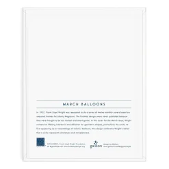 Galison Frank Lloyd Wright March Balloons Paint By Number Kit