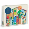 Galison Frank Lloyd Wright Midway Mural 750 Piece Shaped Foil Puzzle