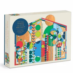 Galison Frank Lloyd Wright Midway Mural 750 Piece Shaped Foil Puzzle