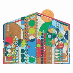 Galison Frank Lloyd Wright Midway Mural 750 Piece Shaped Foil Puzzle