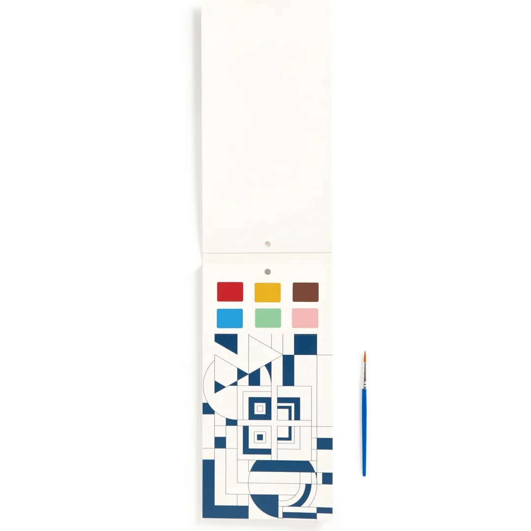 Galison Frank Lloyd Wright Paint-In Print Set