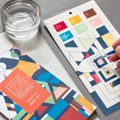 Galison Frank Lloyd Wright Paint-In Print Set