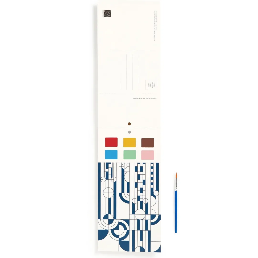 Galison Frank Lloyd Wright Paint-In Print Set