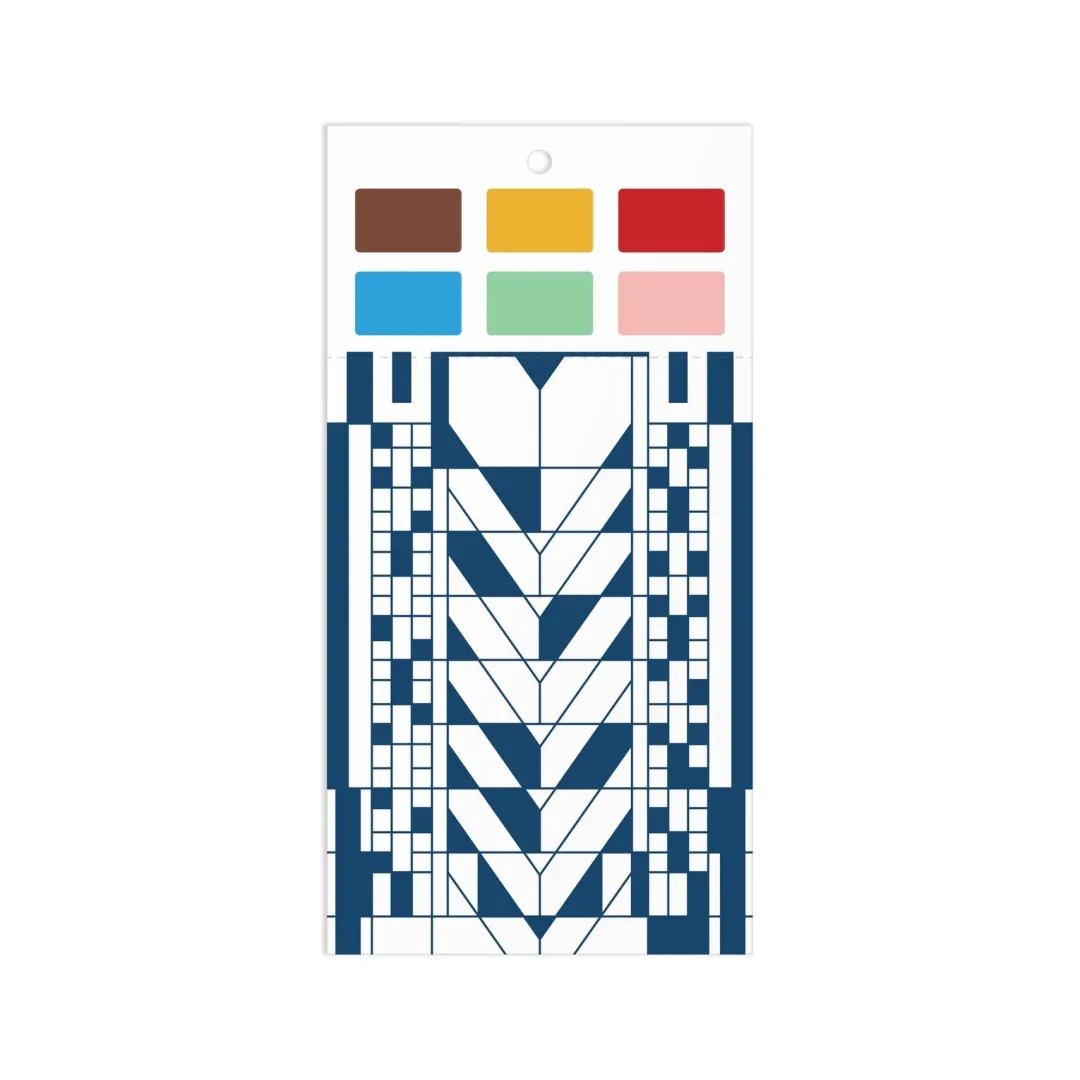 Galison Frank Lloyd Wright Paint-In Print Set