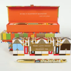 Galison Frank Lloyd Wright Saguaro Forms & Cactus Flowers Boxed Pen