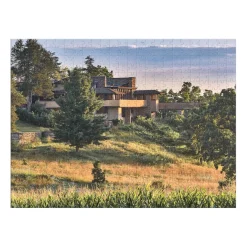 Galison Frank Lloyd Wright Taliesin and Taliesin West Double-Sided 500 Piece Jigsaw Puzzle