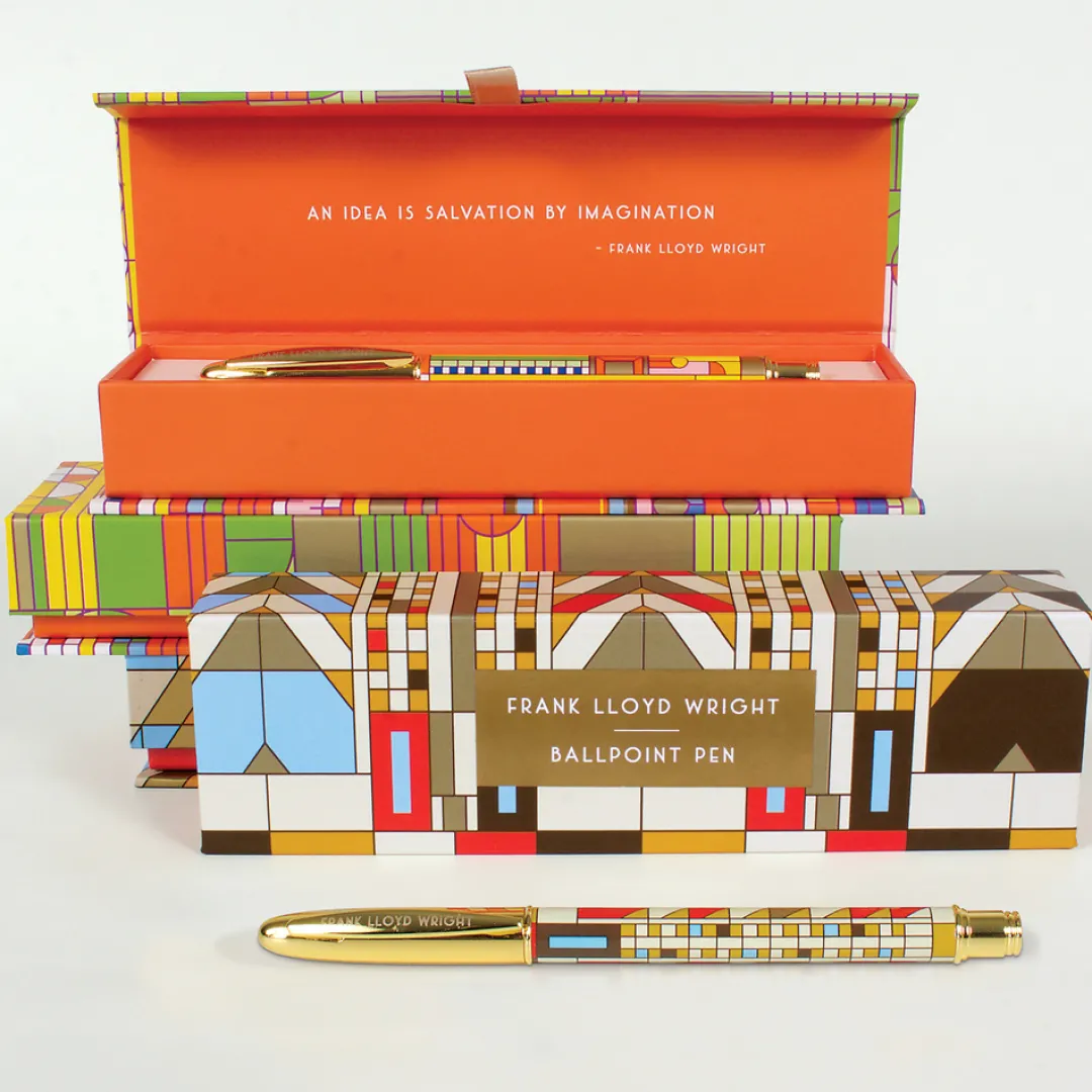 Galison Frank Lloyd Wright Tree of Life Boxed Pen
