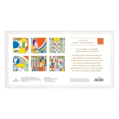 Galison Frank Lloyd Wright Wooden Jigsaw Puzzle Set