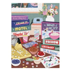 Galison Game Night 1000 Piece Puzzle