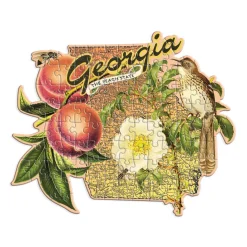 Galison Georgia Mini Shaped Puzzle