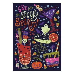 Galison Get into the Spooky Spirit Greeting Card Puzzle
