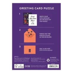Galison Get into the Spooky Spirit Greeting Card Puzzle