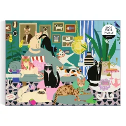 Galison Glamour Cats 1000 Piece Puzzle