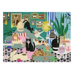 Galison Glamour Cats 1000 Piece Puzzle