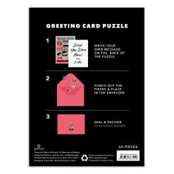 Galison Good Luck Greeting Card Puzzle