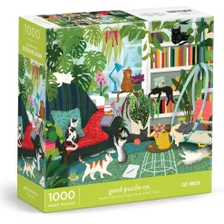 Galison Good Puzzle Co. Cat Haven 1000 Piece Puzzle