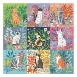 Galison Good Puzzle Co. Cats and Flowers 500pc Puzzle