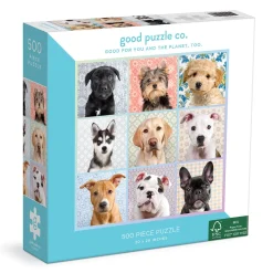Galison Good Puzzle Co. Dog Portraits 500pc Puzzle