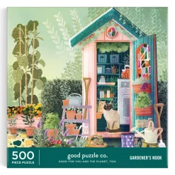 Galison Good Puzzle Co. Gardener's Nook 500pc Puzzle