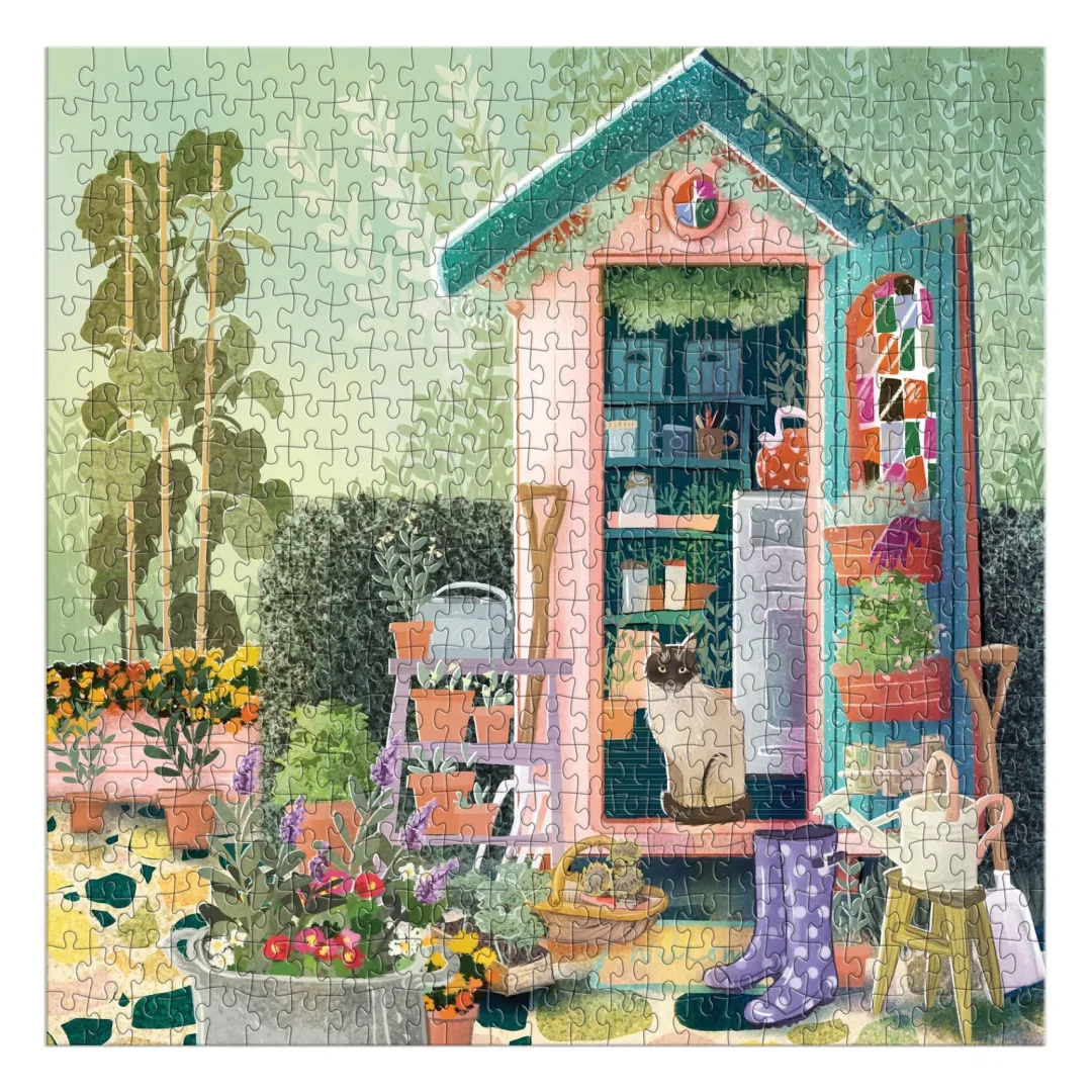 Galison Good Puzzle Co. Gardener's Nook 500pc Puzzle