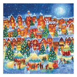 Galison Good Puzzle Co. Little Town Lights 500pc Puzzle