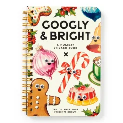 Galison Googly & Bright Holiday Sticker Book
