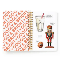 Galison Googly & Bright Holiday Sticker Book
