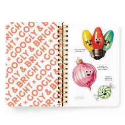 Galison Googly & Bright Holiday Sticker Book