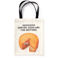Galison Googly Food Canvas Tote