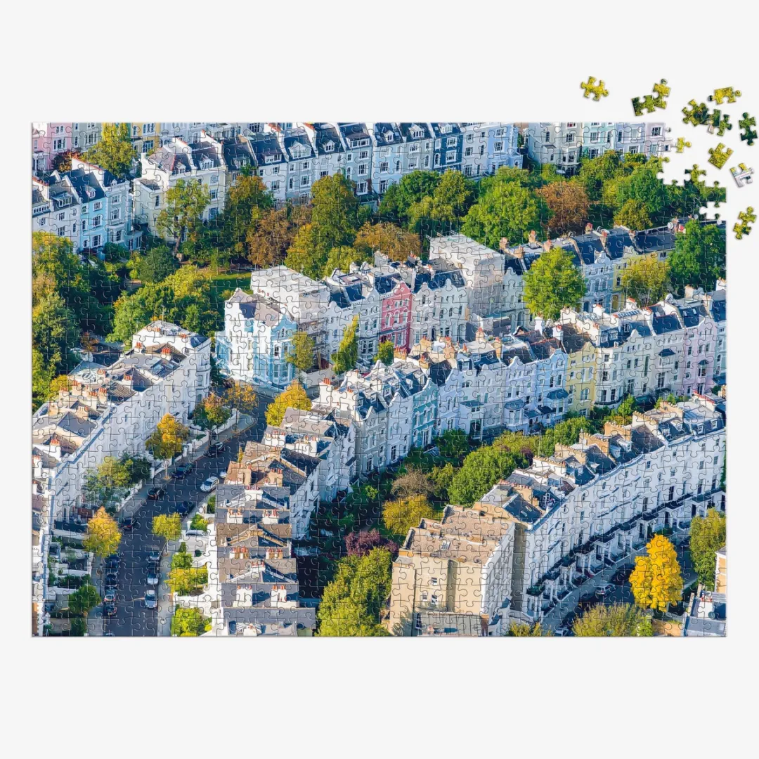 Galison Gray Malin 1000 Piece Puzzle Notting Hill