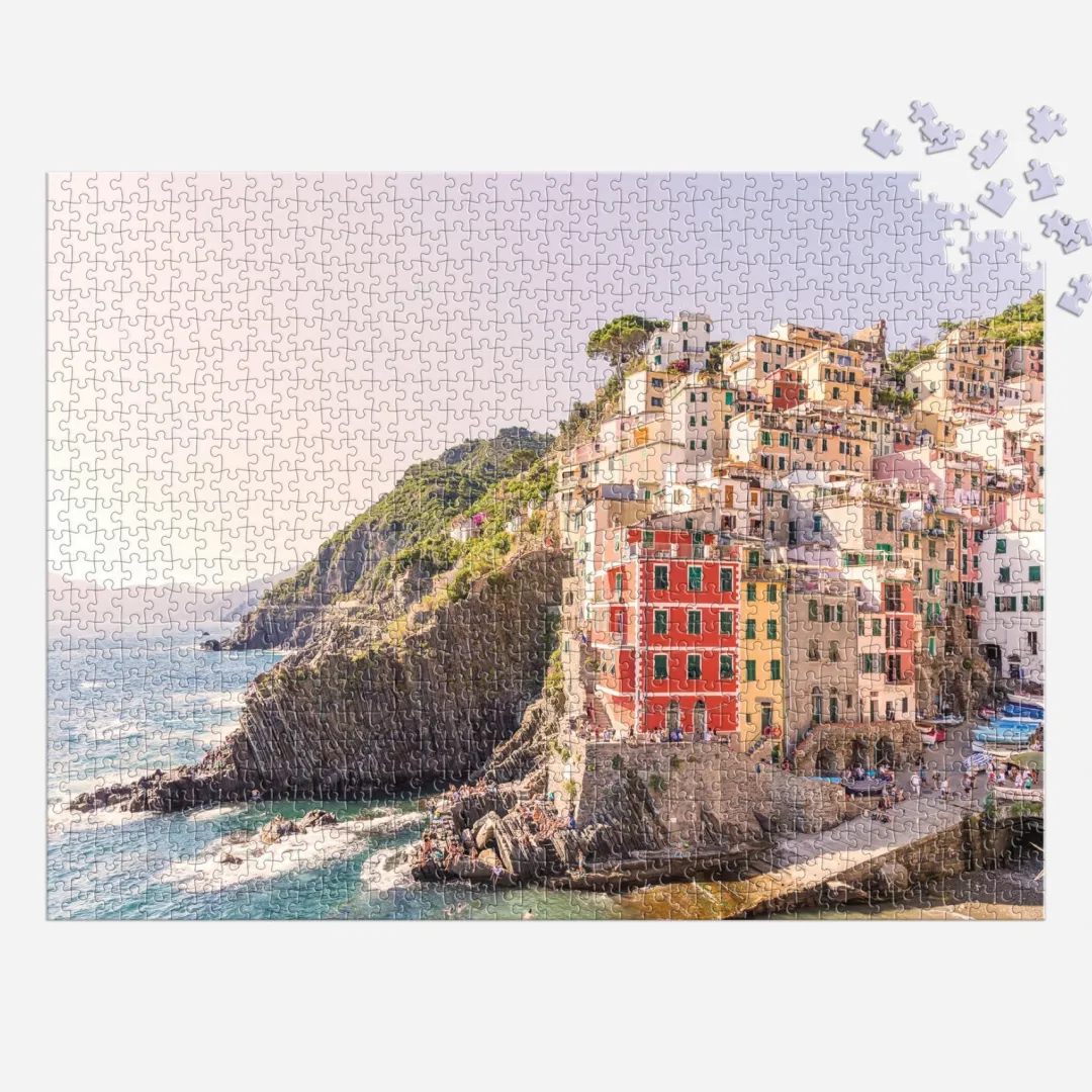 Galison Gray Malin Cinque Terre 1000 Piece Book Puzzle