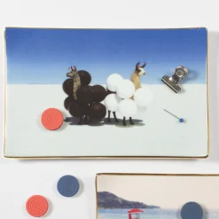 Galison Gray Malin Llamas Porcelain Tray