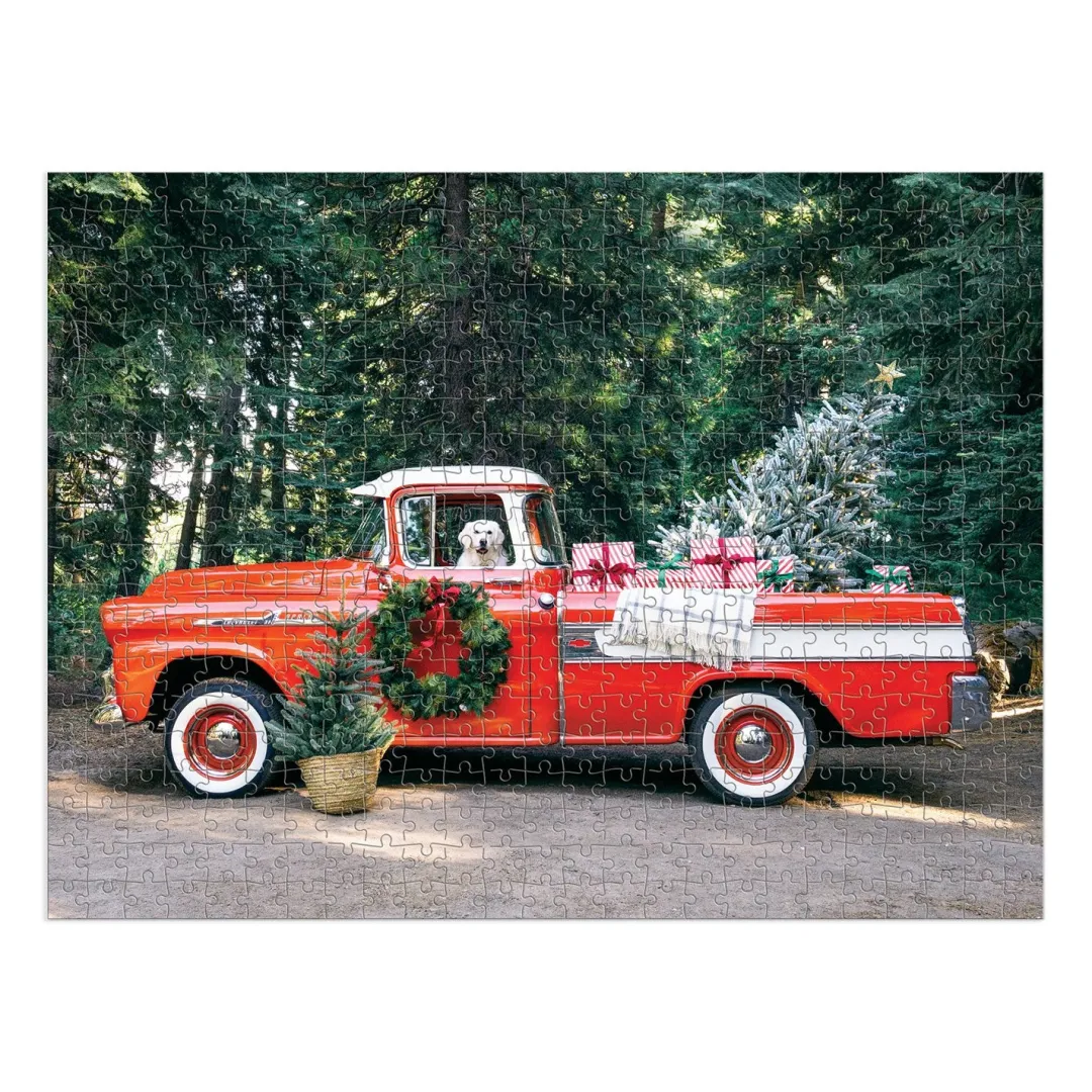 Galison Gray Malin The Winter 500 Piece Double-Sided Puzzle