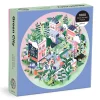 Galison Green City 1000 Piece Round Puzzle