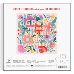 Galison Grow Through What You Go Through 500 Piece Puzzle