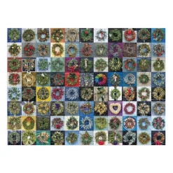 Galison Handmade Wreaths 1000 Piece Puzzle