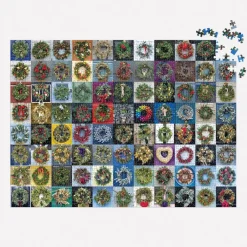 Galison Handmade Wreaths 1000 Piece Puzzle