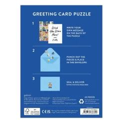 Galison Happy Hanukcats Greeting Card Puzzle