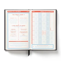 Galison Hidden Agenda Undated Mini Planner