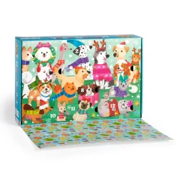 Galison Ho Ho Howl! Countdown Puzzle Set