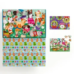 Galison Ho Ho Howl! Countdown Puzzle Set