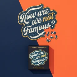 Galison How Are We Not Famous? 100 Piece Mini Shaped Puzzle