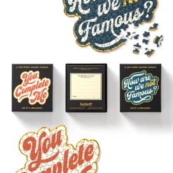 Galison How Are We Not Famous? 100 Piece Mini Shaped Puzzle